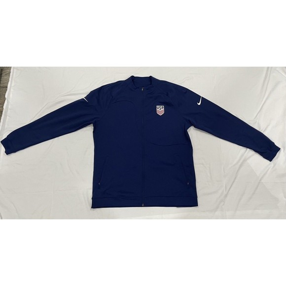 Nike USMNT Academy Pro Soccer Mens Jacket SLIM FIT - Picture 1 of 4